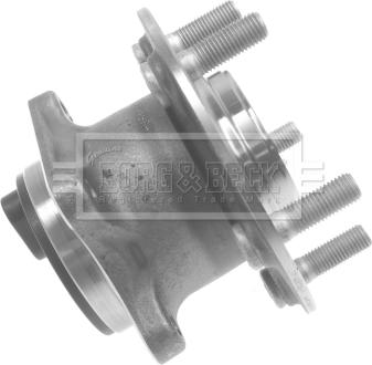 Borg & Beck BWK1187 - Подшипник ступицы колеса, комплект www.autospares.lv