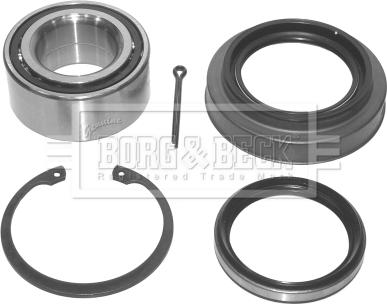 Borg & Beck BWK828 - Подшипник ступицы колеса, комплект www.autospares.lv