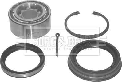 Borg & Beck BWK827 - Подшипник ступицы колеса, комплект www.autospares.lv