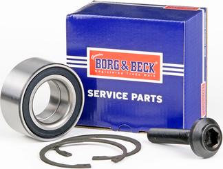 Borg & Beck BWK344 - Подшипник ступицы колеса, комплект www.autospares.lv