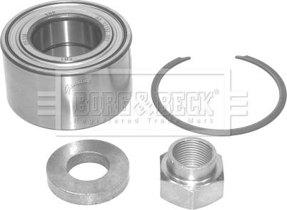 Borg & Beck BWK378 - Подшипник ступицы колеса, комплект www.autospares.lv