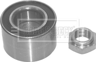 Borg & Beck BWK286 - Подшипник ступицы колеса, комплект www.autospares.lv