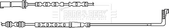 Borg & Beck BWL3093 - Indikators, Bremžu uzliku nodilums www.autospares.lv