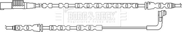 Borg & Beck BWL3092 - Indikators, Bremžu uzliku nodilums www.autospares.lv