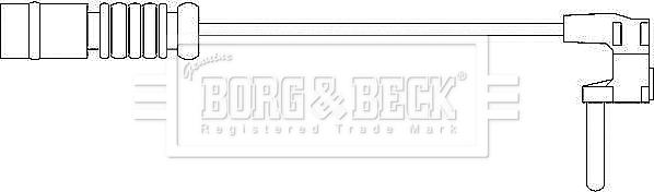 Borg & Beck BWL3002 - Indikators, Bremžu uzliku nodilums www.autospares.lv