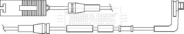 Borg & Beck BWL3011 - Indikators, Bremžu uzliku nodilums www.autospares.lv