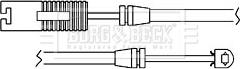 Borg & Beck BWL3085 - Warning Contact, brake pad wear www.autospares.lv