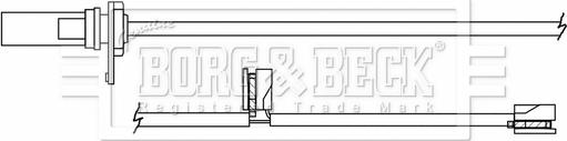 Borg & Beck BWL3161 - Indikators, Bremžu uzliku nodilums www.autospares.lv