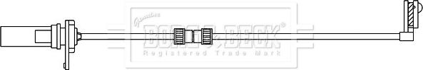 Borg & Beck BWL3162 - Indikators, Bremžu uzliku nodilums www.autospares.lv