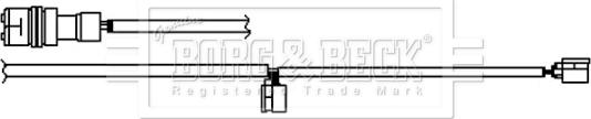 Borg & Beck BWL3129 - Indikators, Bremžu uzliku nodilums www.autospares.lv