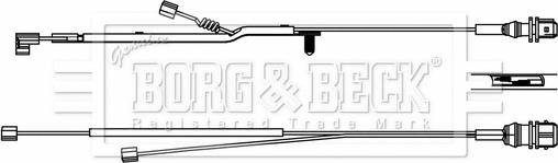 Borg & Beck BWL33085 - Indikators, Bremžu uzliku nodilums autospares.lv