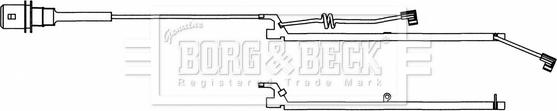 Borg & Beck BWL33086 - Indikators, Bremžu uzliku nodilums www.autospares.lv