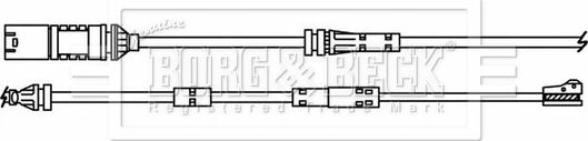 Borg & Beck BWL3216 - Indikators, Bremžu uzliku nodilums www.autospares.lv