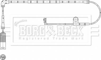 Borg & Beck BWL3211 - Indikators, Bremžu uzliku nodilums www.autospares.lv