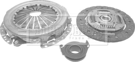 Borg & Beck HK9366 - Комплект сцепления www.autospares.lv