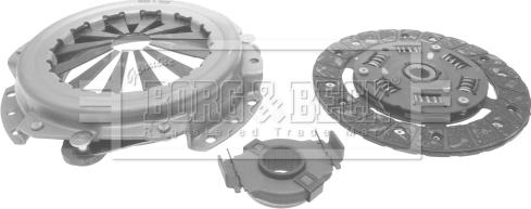 Borg & Beck HK8879 - Комплект сцепления www.autospares.lv