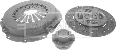 Borg & Beck HK2484 - Sajūga komplekts autospares.lv