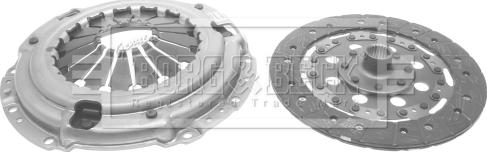 Borg & Beck HK2554 - Комплект сцепления www.autospares.lv