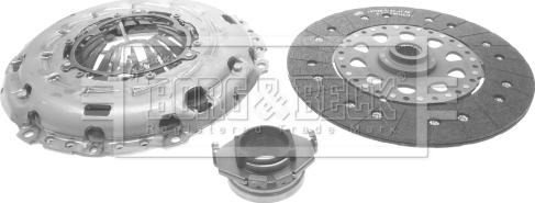 Borg & Beck HK2535 - Комплект сцепления www.autospares.lv