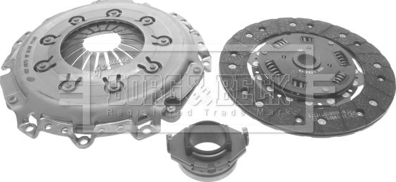 Borg & Beck HK2617 - Комплект сцепления www.autospares.lv