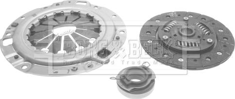 Borg & Beck HK2125 - Комплект сцепления www.autospares.lv