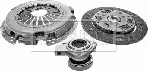 Borg & Beck HKT1021 - Комплект сцепления www.autospares.lv