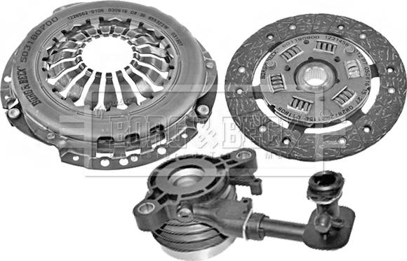 Borg & Beck HKT1196 - Clutch Kit www.autospares.lv