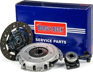 Borg & Beck HKT1180 - Комплект сцепления www.autospares.lv