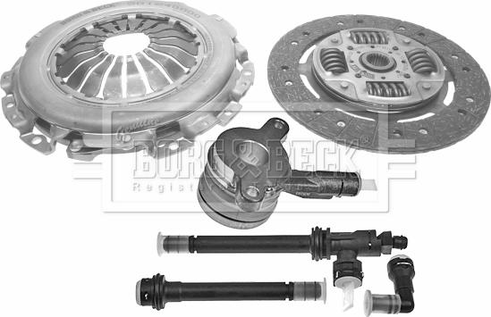 Borg & Beck HKT1353 - Комплект сцепления www.autospares.lv