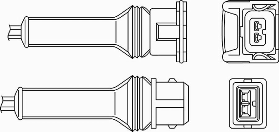 BorgWarner (BERU) 0 824 010 068 - Лямбда-зонд, датчик кислорода www.autospares.lv