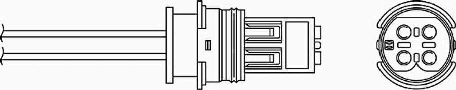 BorgWarner (BERU) 0 824 010 022 - Lambda zonde www.autospares.lv