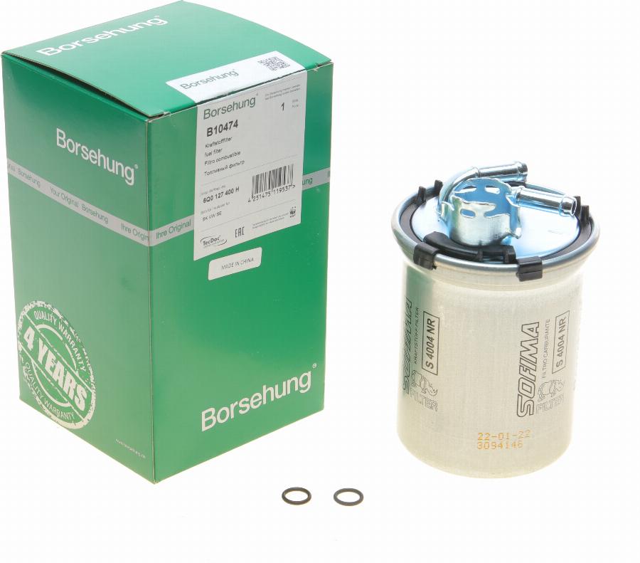 Borsehung B10474 - Degvielas filtrs www.autospares.lv