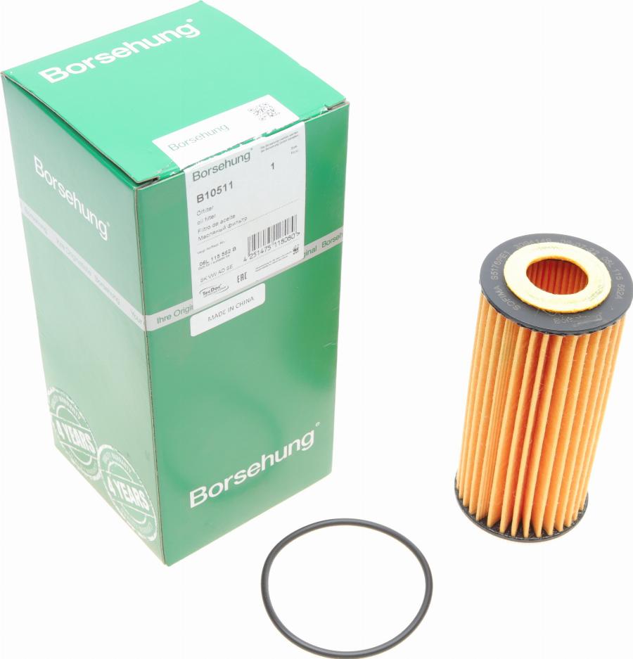 Borsehung B10511 - Eļļas filtrs www.autospares.lv