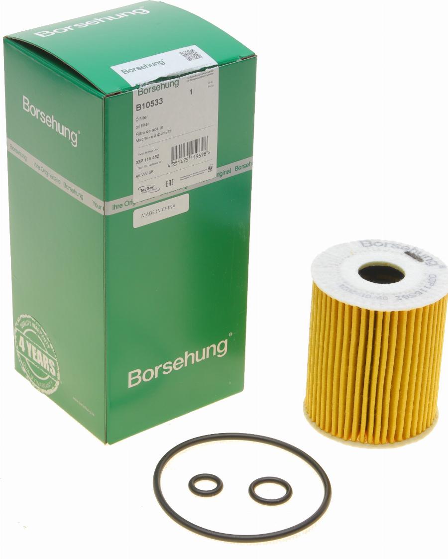 Borsehung B10533 - Eļļas filtrs www.autospares.lv