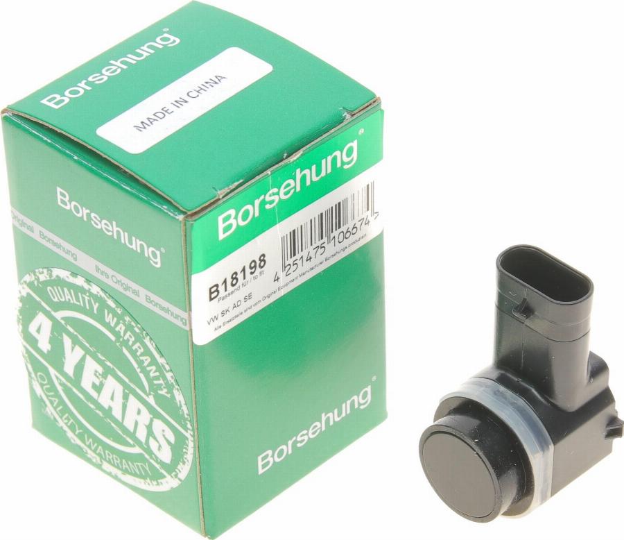 Borsehung B18198 - Датчик, система помощи при парковке www.autospares.lv