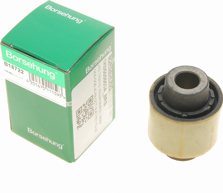 Borsehung B18722 - Сайлентблок, рычаг подвески колеса www.autospares.lv