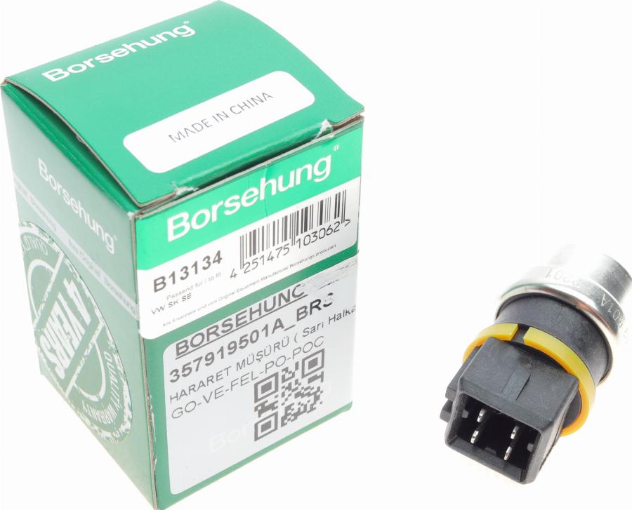 Borsehung B13134 - Датчик, температура охлаждающей жидкости www.autospares.lv