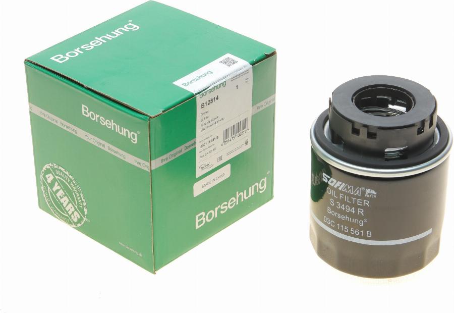 Borsehung B12814 - Oil Filter www.autospares.lv