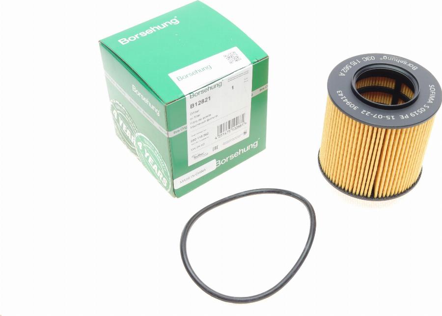 Borsehung B12821 - Eļļas filtrs www.autospares.lv