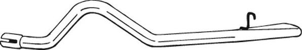 Bosal 484-757 - Izplūdes caurule www.autospares.lv