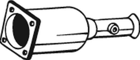 Bosal 095-001 - Nosēdumu / Daļiņu filtrs, Izplūdes gāzu sistēma www.autospares.lv