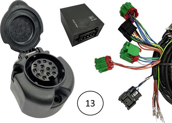 Bosal 024-719 - Elektrokomplekts, Piekabes aprīkojums autospares.lv