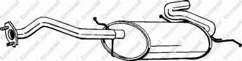 Bosal 171-717 - Глушитель выхлопных газов, конечный www.autospares.lv