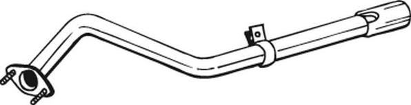 Bosal 821-205 - Izplūdes caurule www.autospares.lv