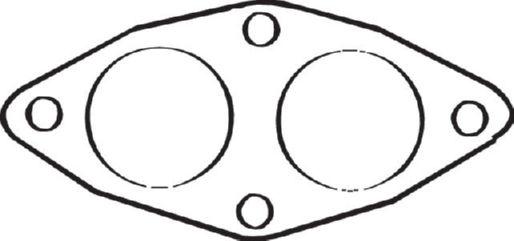 Bosal 256-004 - Blīve, Izplūdes caurule www.autospares.lv