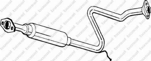 Bosal 281-387 - Izplūdes gāzu trokšņa slāpētājs (pēdējais) www.autospares.lv