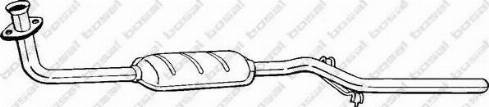 Bosal 283-255 - Izplūdes gāzu priekšslāpētājs www.autospares.lv