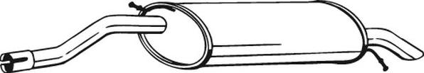 Bosal 278-527 - End Silencer www.autospares.lv