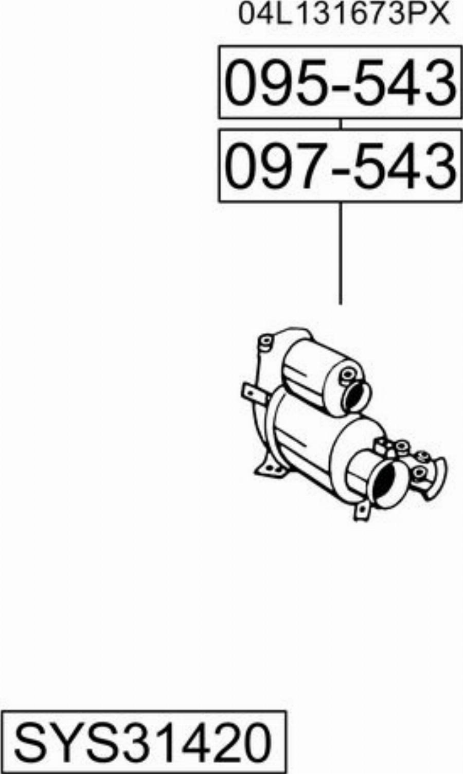 Bosal SYS31420 - Izplūdes gāzu sistēma www.autospares.lv