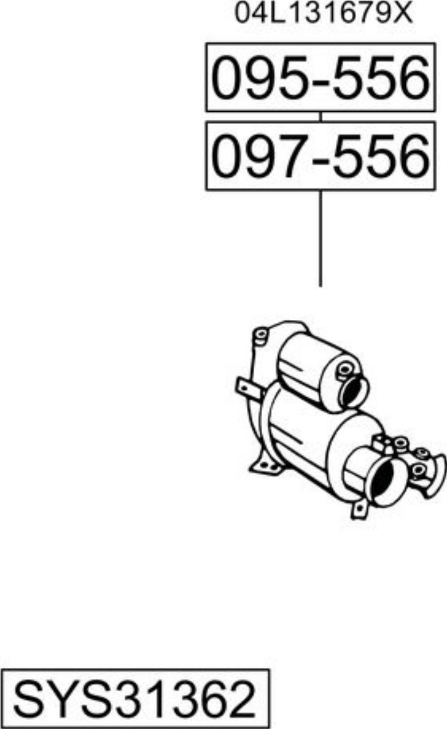 Bosal SYS31362 - Izplūdes gāzu sistēma www.autospares.lv